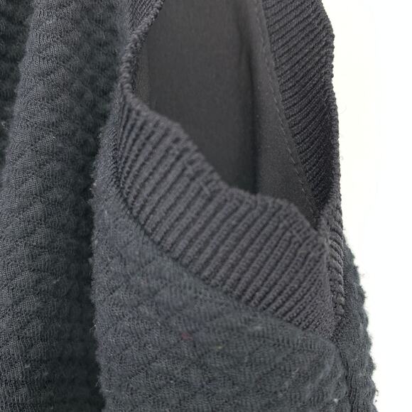 Rebecca Taylor Womens Sz 10 Dress Scalloped Edges Flounce Hem Black Sleeveless - Picture 7 of 8